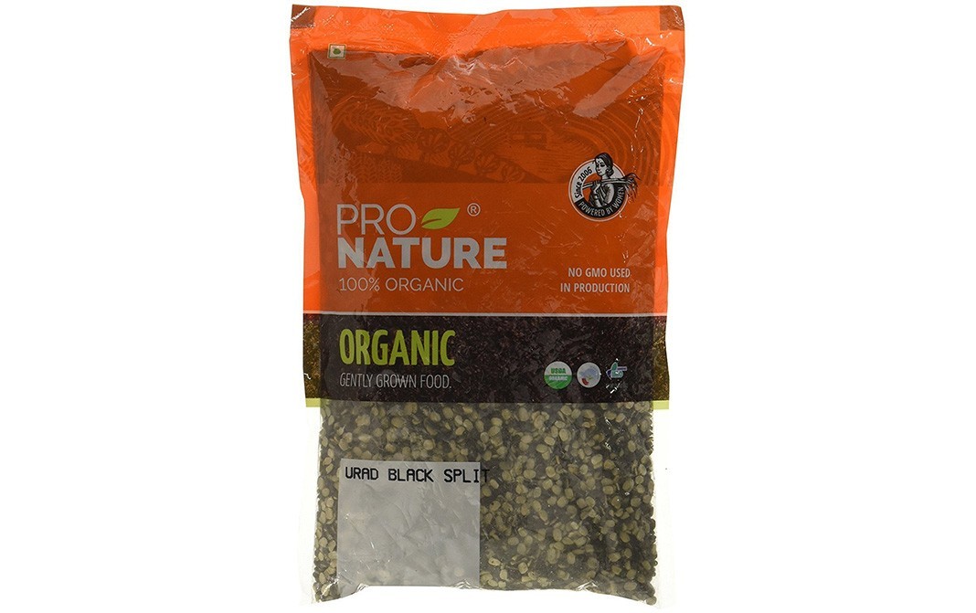 Pro Nature Organic Urad Black Split    Pack  1 kilogram